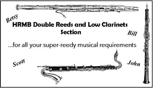 HRMB Double Reeds and Low Clarinets